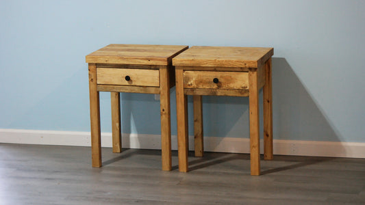 Rustic Nightstands / Farmhouse-Style Side Tables / End Tables / Bed Side Tables