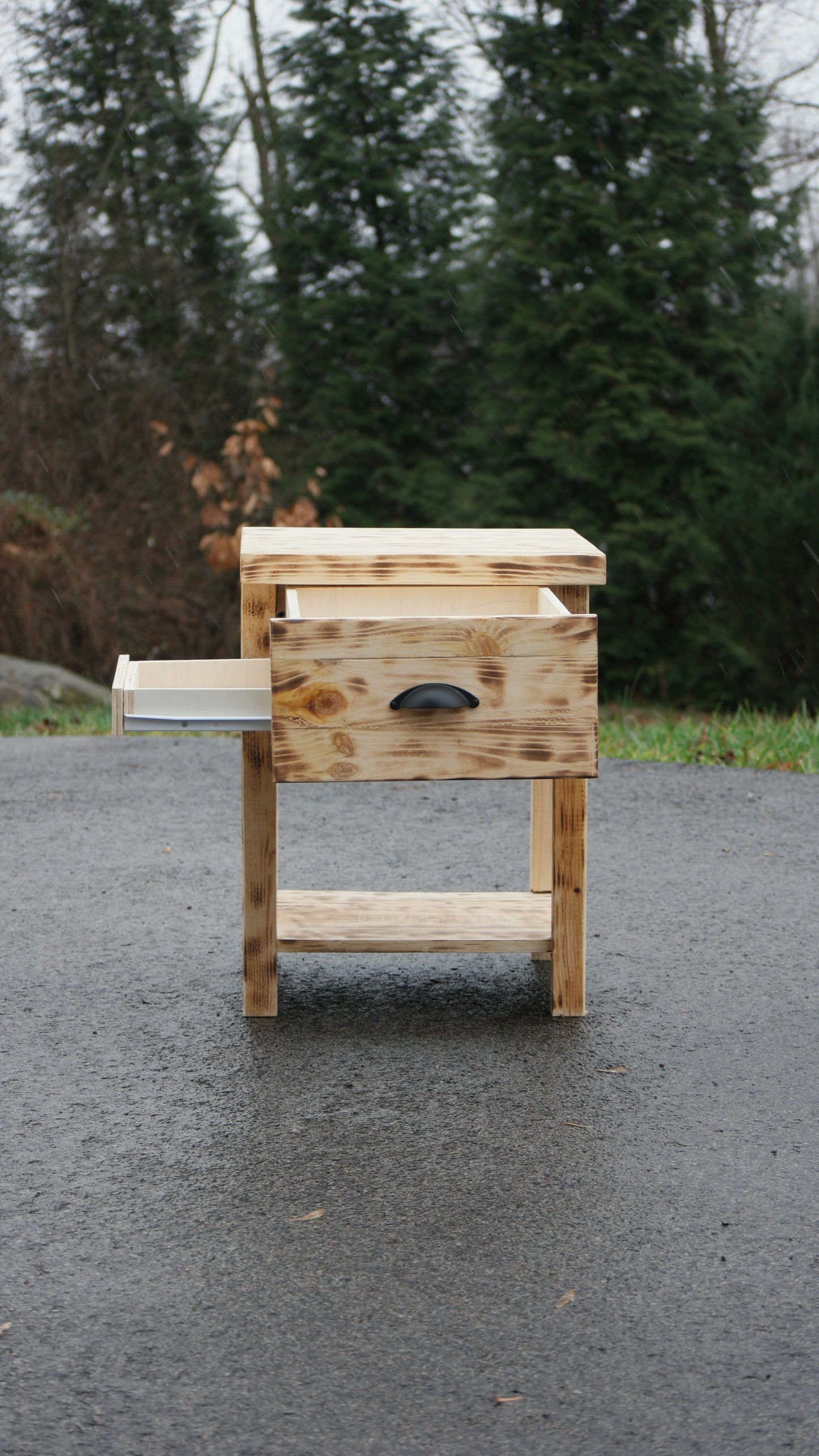 Nightstand With Concealed Compartment / Single / Set of 2