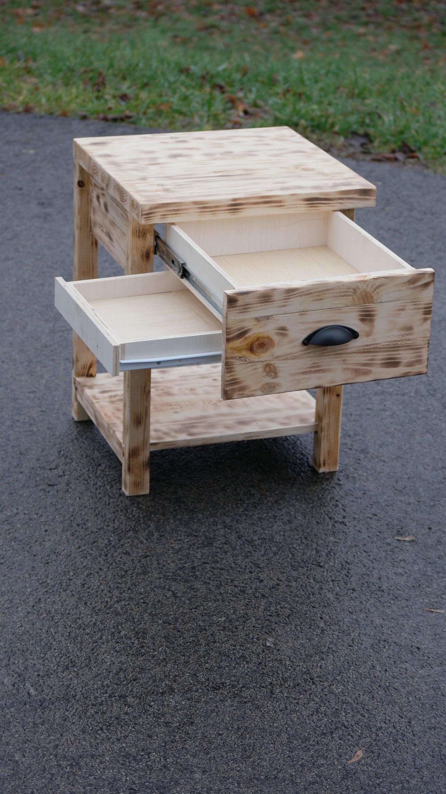 Nightstand With Concealed Compartment / Single / Set of 2
