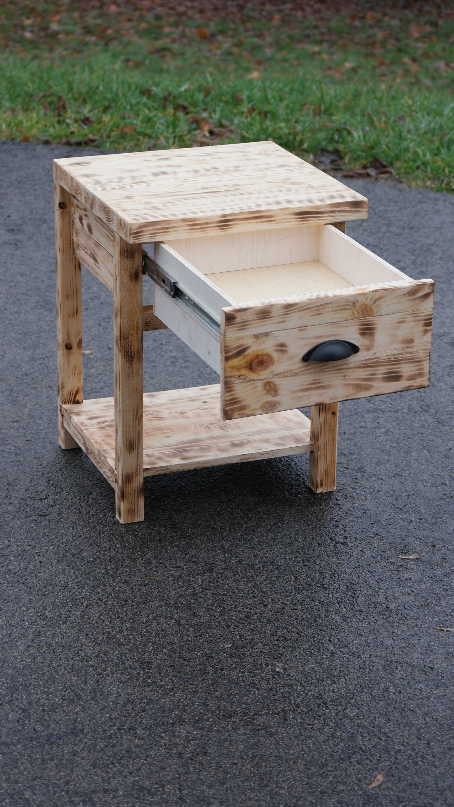 Nightstand With Concealed Compartment / Single / Set of 2