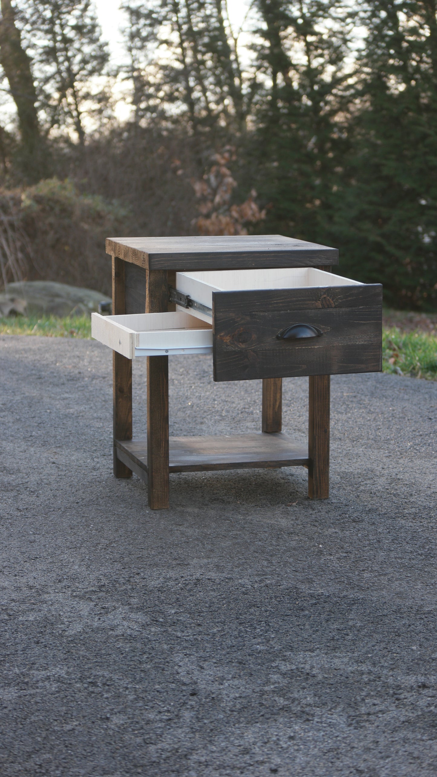 Nightstand With Concealed Compartment / Single / Set of 2