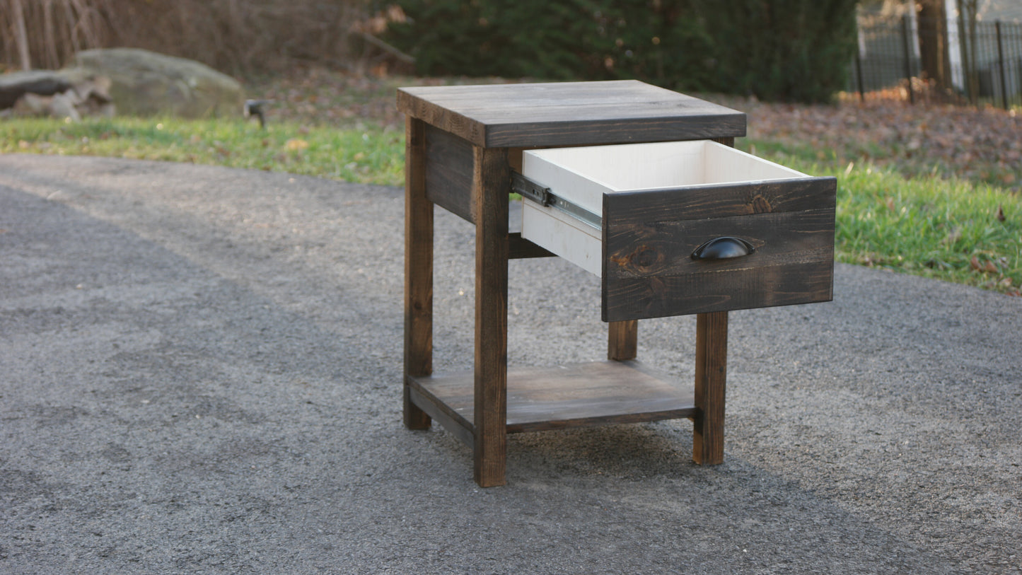 Nightstand With Concealed Compartment / Single / Set of 2